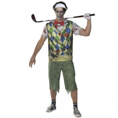 Costume pour adulte de Golfeur Zombie